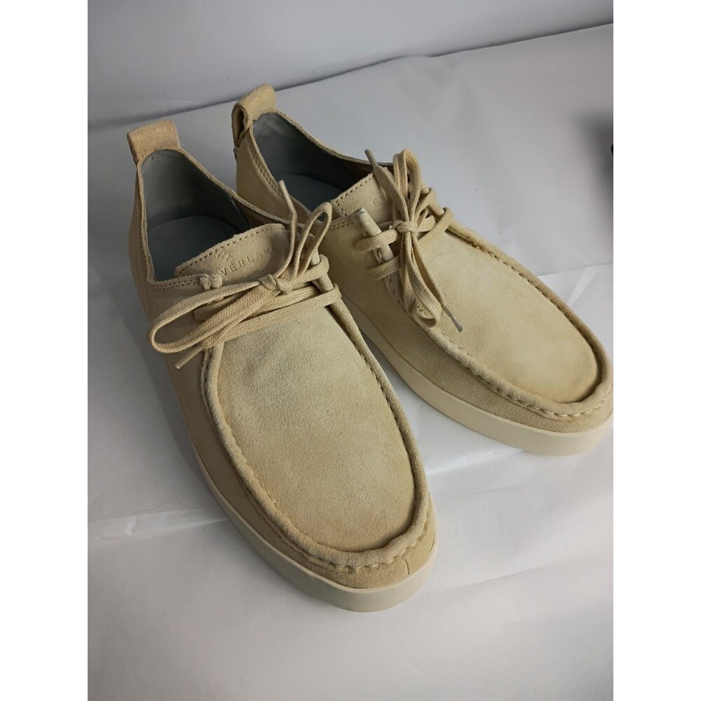 Everlane Mens Tan Low Top Lace Desert Suede Leather Loafers Size 9 business wear